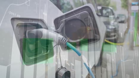 Animation-of-data-processing-over-ev-charging-station