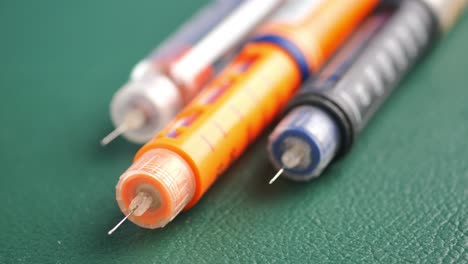 multiple insulin pens for diabetes treatment
