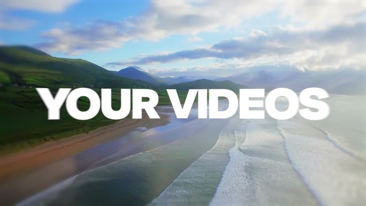 Dynamic Text Animation with Glitch and Chromatic Aberration Effects