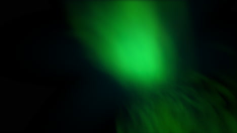 green aurora borealis light in the dark