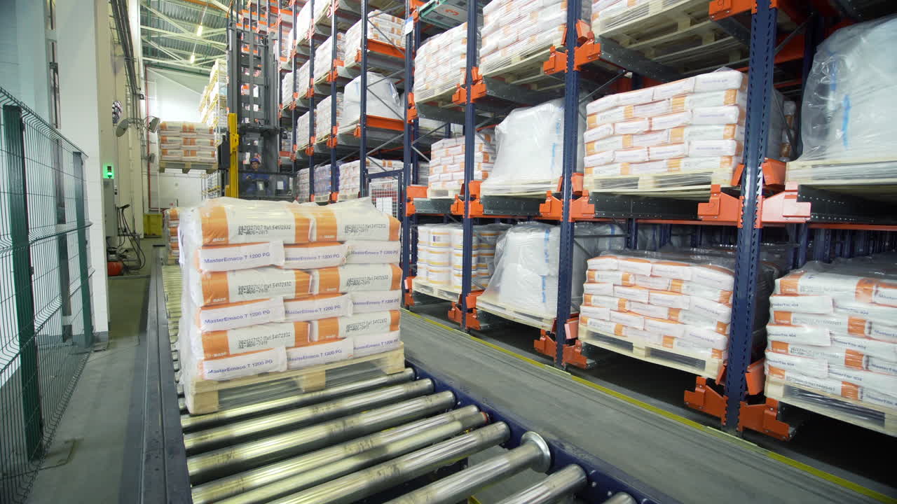 almacenamiento de almacenes y distribución de materiales de construcción