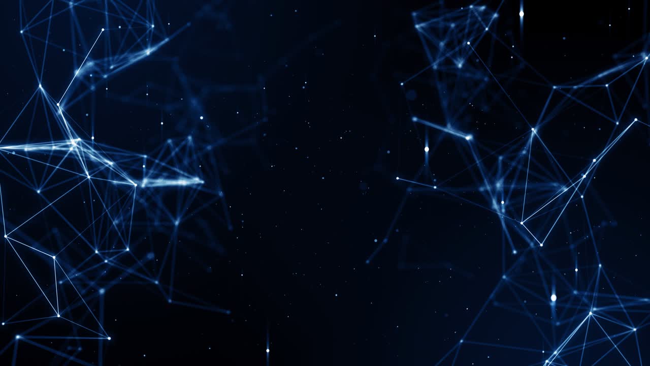 Plexus abstract network titles technology science background loop