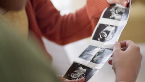 ultrasound, surprise and ivf pregnancy with a gay