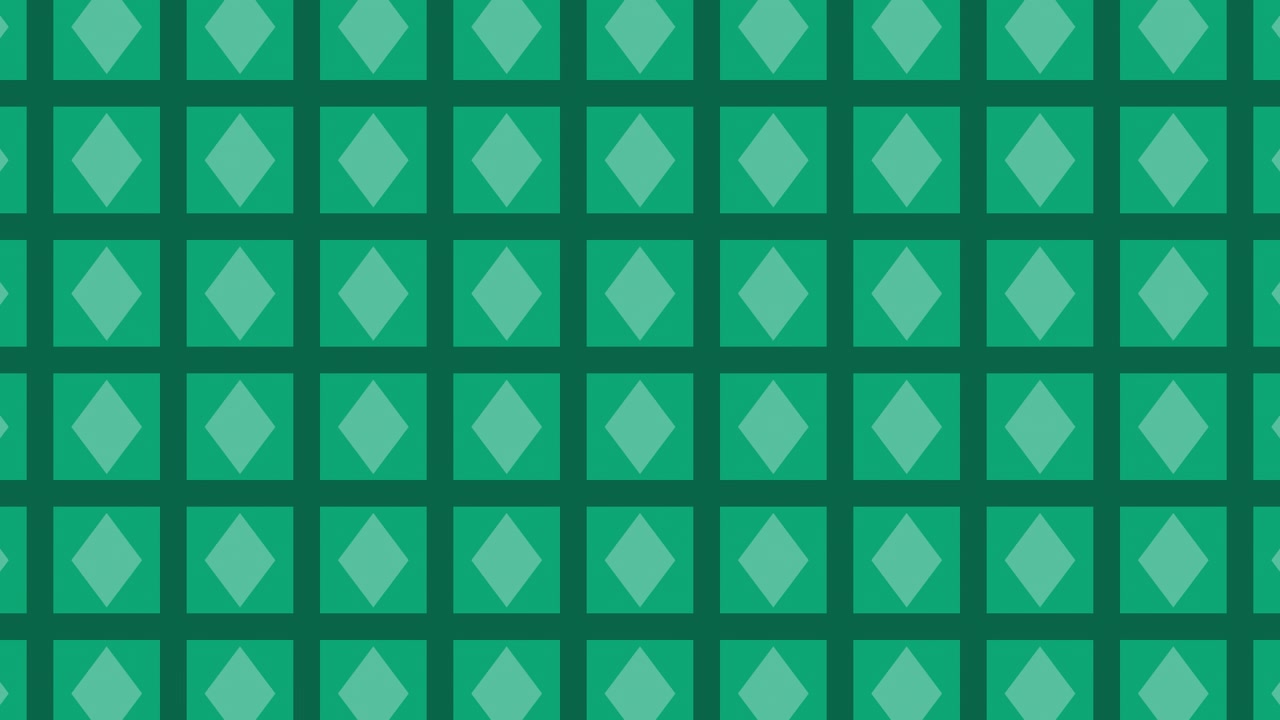 Green Diamond Pattern Background