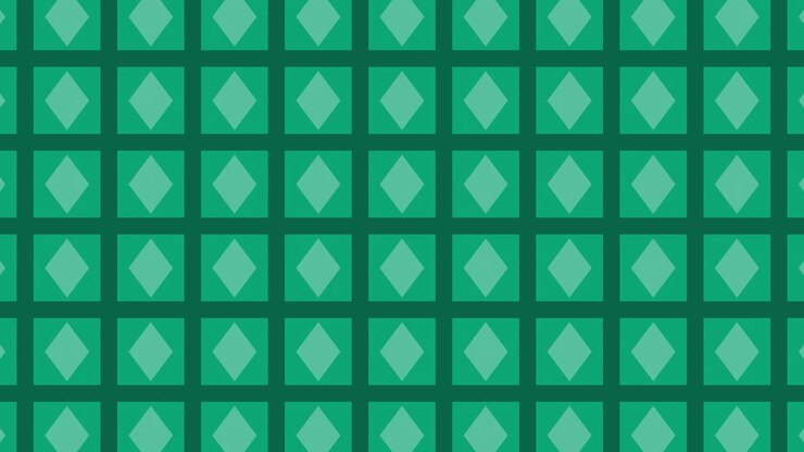 Green Diamond Pattern Background