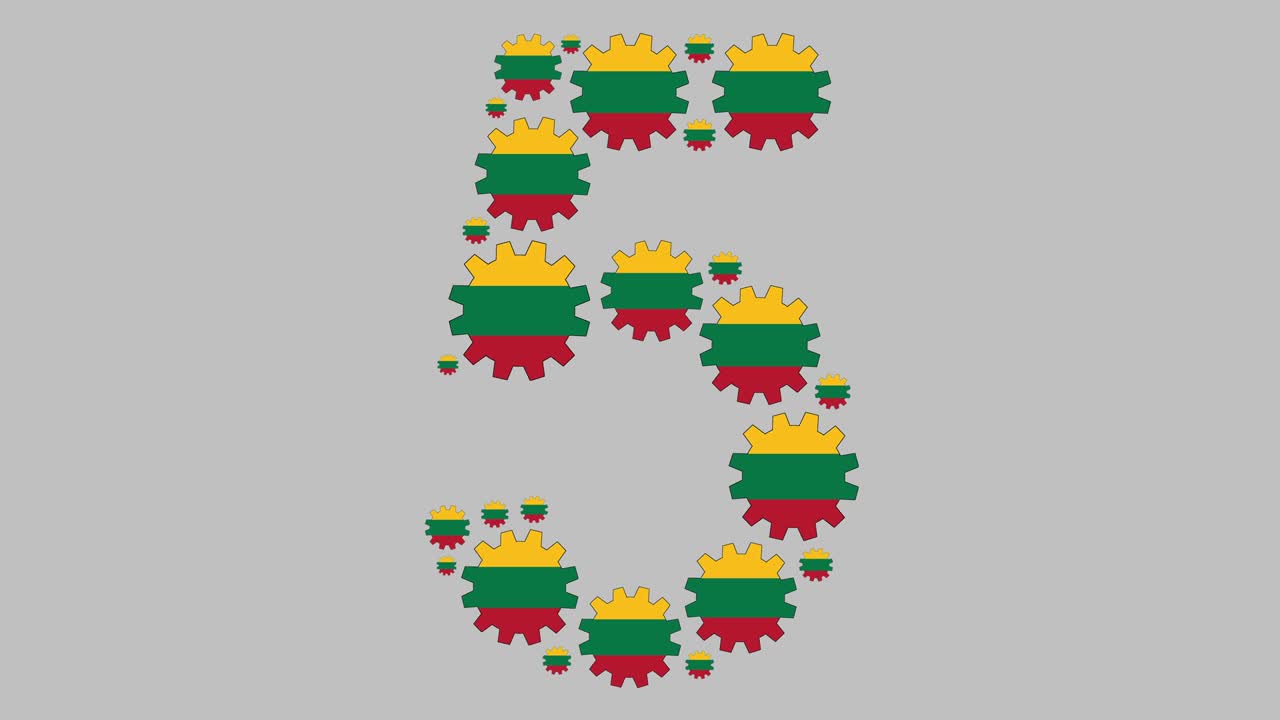 número cinco lituano