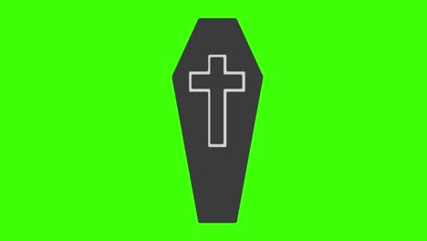 green screen , party icon , coffin