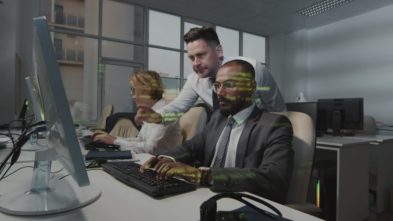 Data Security Workers In Office