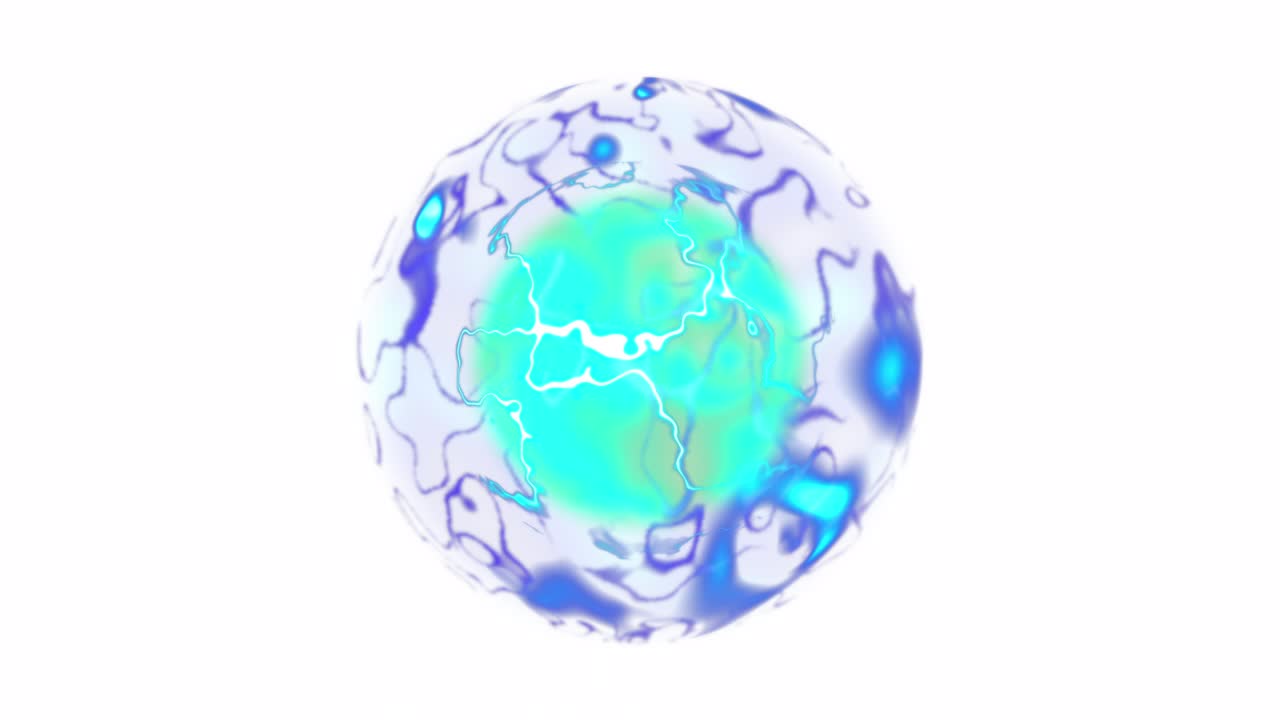 애니메이션 추상적인 다채로운 마법 구