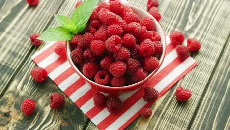 Bowl-of-fresh-raspberries