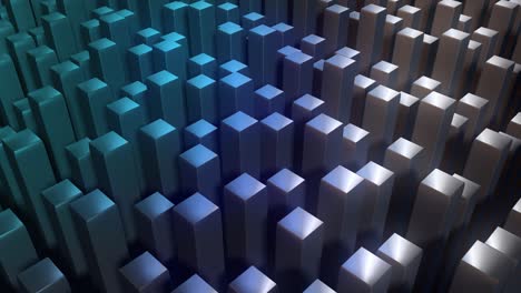 el fondo de los cubos de color brillante bucle
