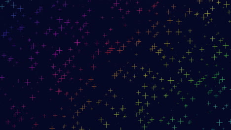 Random-moving-digital-and-futuristic-glitters-with-rainbow-light-on-black-gradient