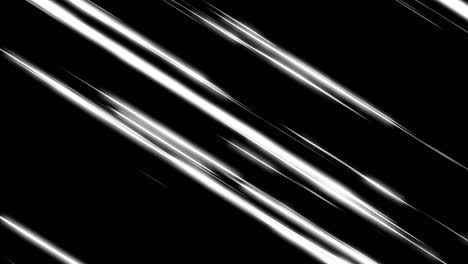 lines moving fast in transition in black background