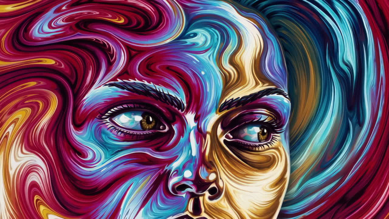 Abstract Woman Portrait