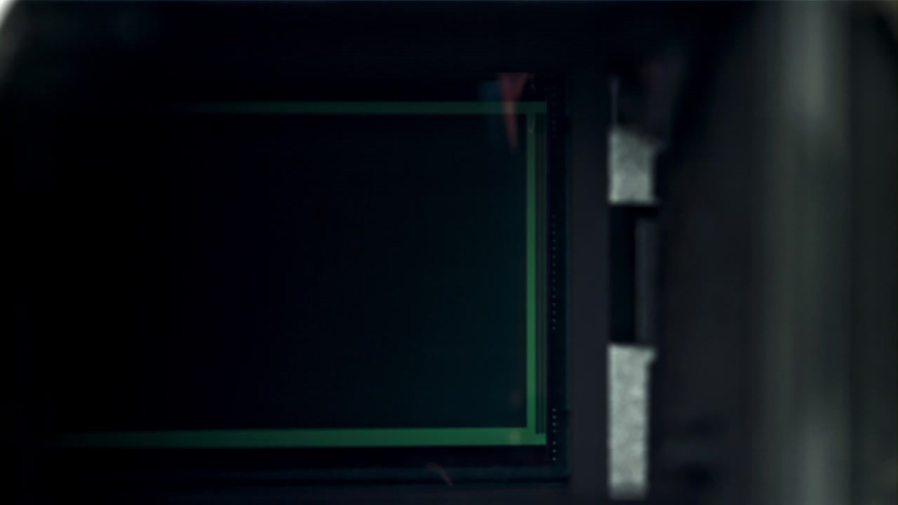 Internal View of DSLR Camera Shutter and Mirror Taking a Photo