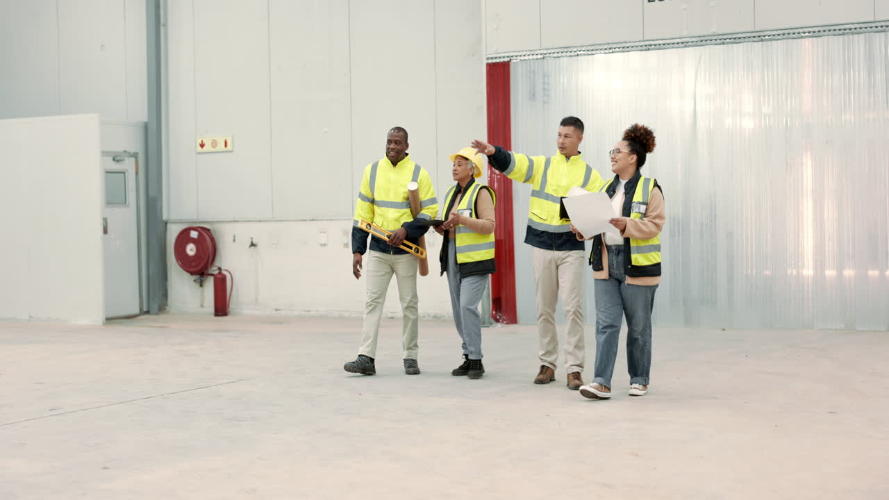 Equipe de construção, planejamento