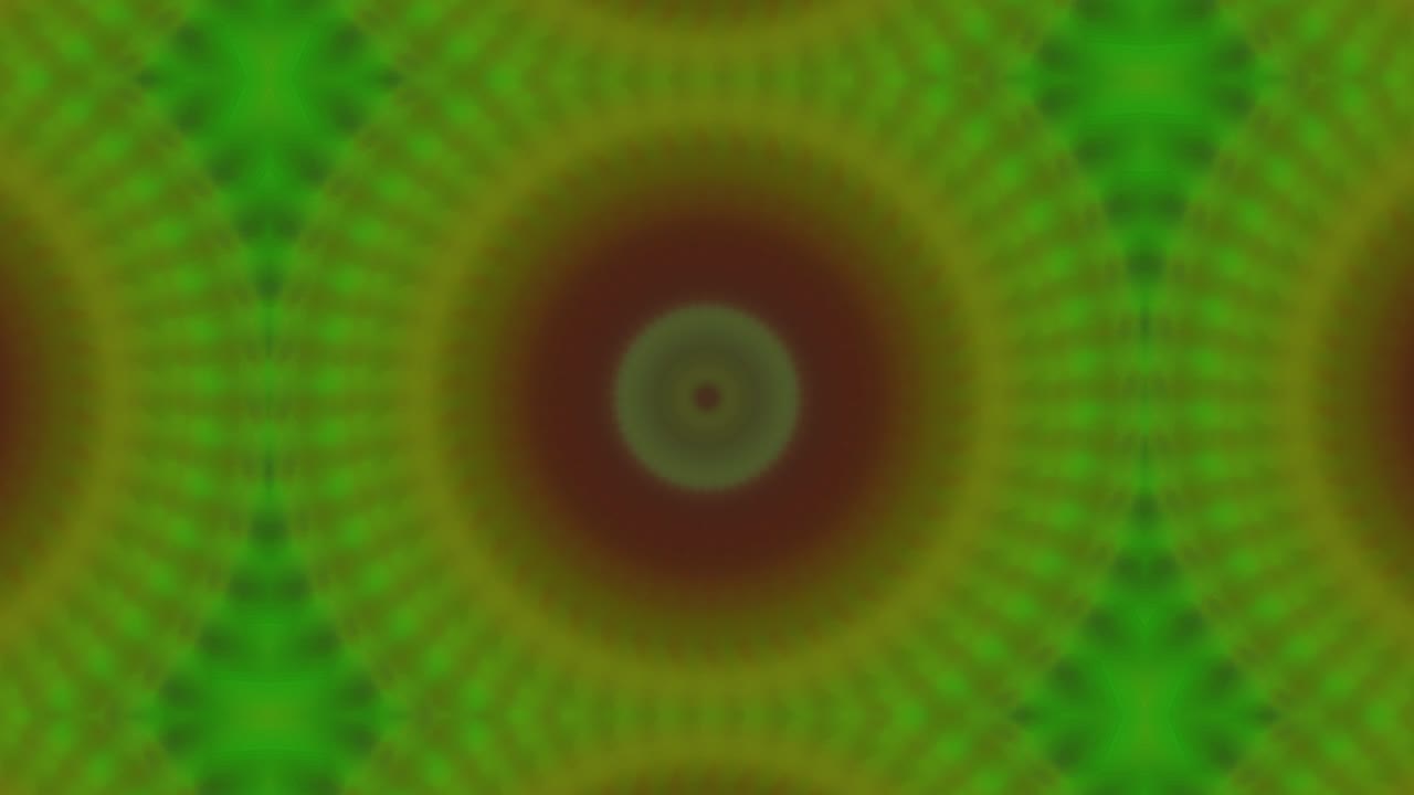 Filmato astratto generato da software, effetto errore di sistema olografico