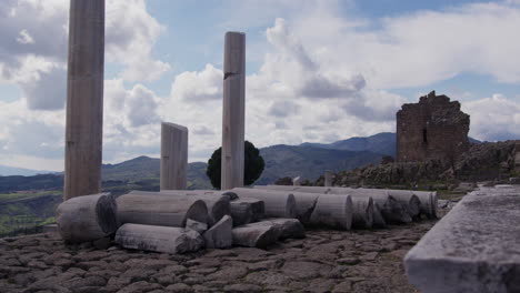 A pile of pillars in Pergamum