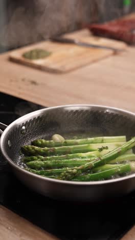 cooking asparagus