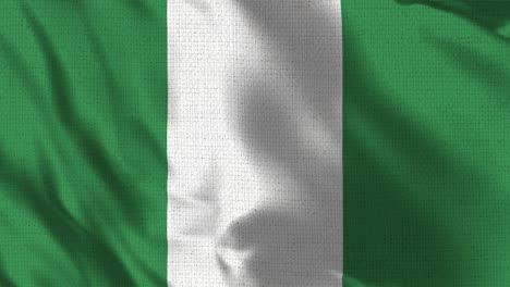 realistic 4k 30 fps flag of the nigeria