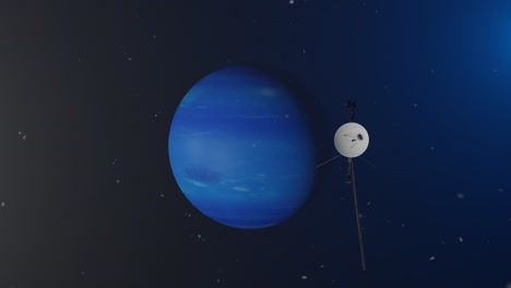 3D-animation-showing-the-Voyager-space-probe-aproaching-planet-Neptune