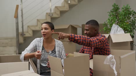 couple moving in to a new home