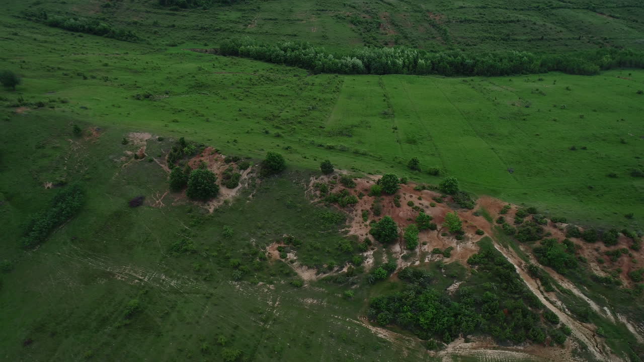 vista aérea desde arriba de un área silvestre