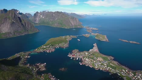 panorama del archipiélago de las islas lofoten