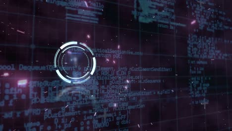 animación del alcance del escaneo sobre el procesamiento de datos