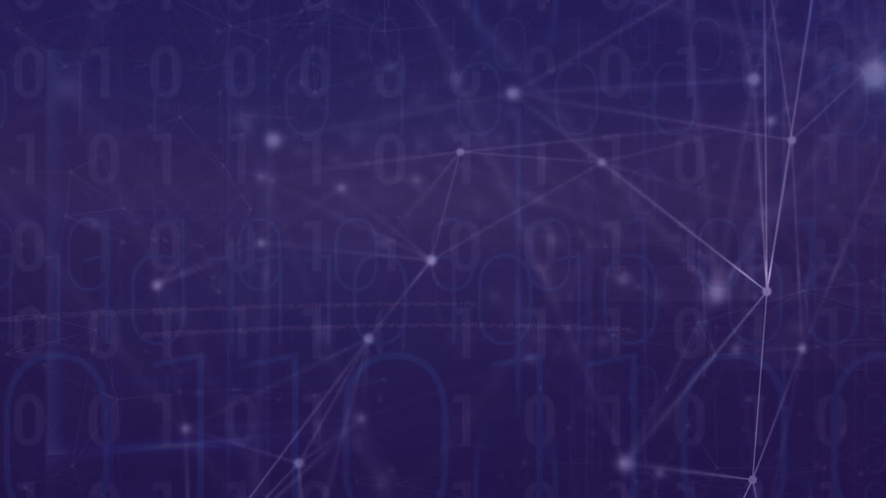 animación de la red de conexiones a través del procesamiento de datos