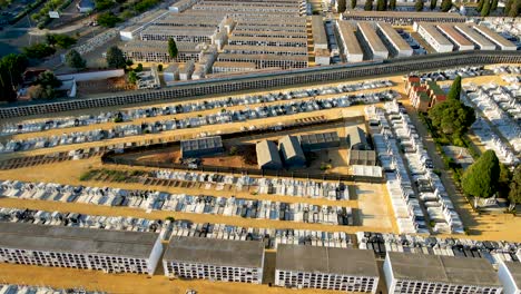 Still-Aerial-Shot-of-Pico-Reja-Mass-Grave-in-Seville's-Cemetery-of-San-Fernando