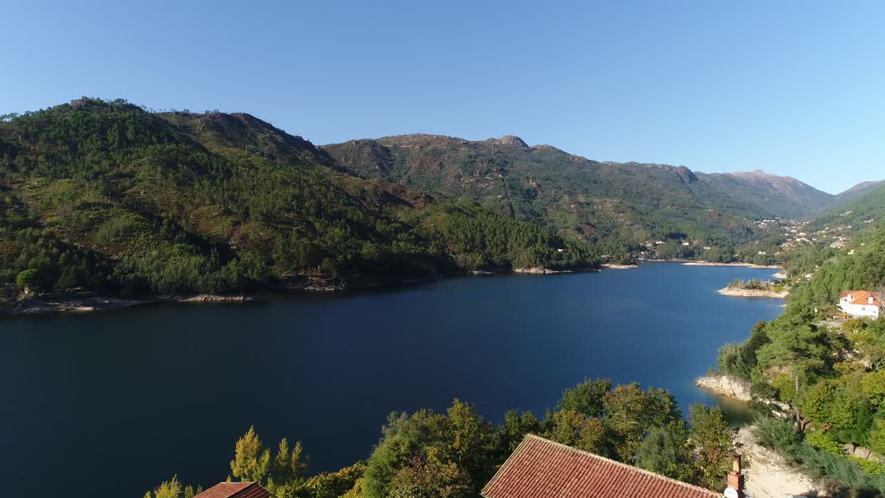 Aerial ViewBeautiful Nature Landscape from Natural Park of Ger&ecirc;s in Portugal