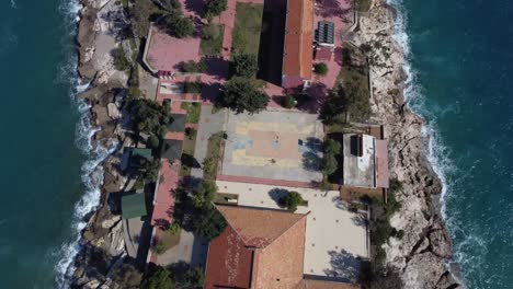 Aerial-View-Buildings-And-Waves-Peninsula