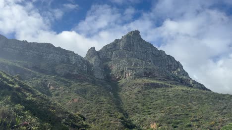 views of mountains near cape town, in the table mountain national park
