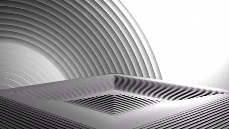 animation of moving rainbow grey square surface and background