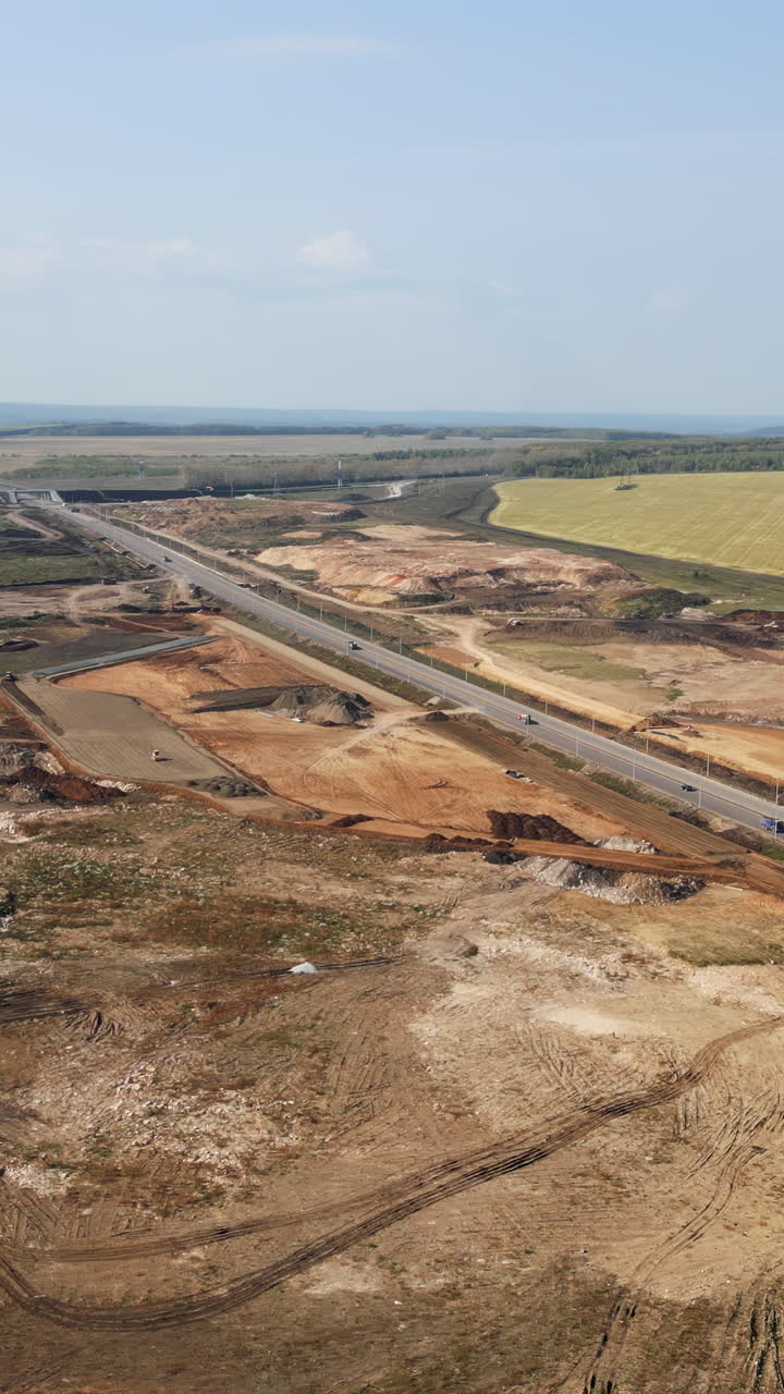 Highway Construction in Rural Area
