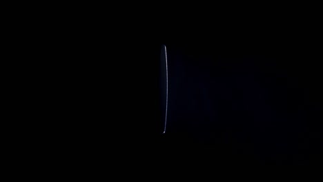 light on a smoke background.