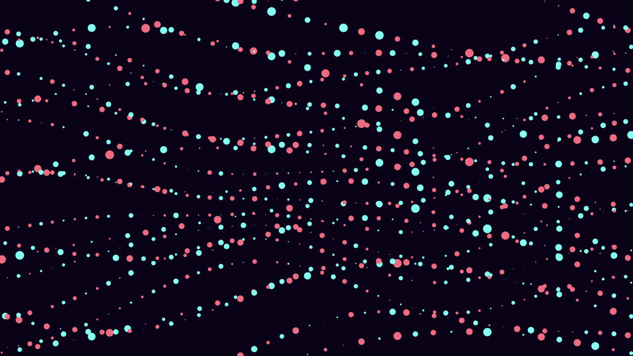 Dynamic red and blue dot wave seamless pattern for versatile design use