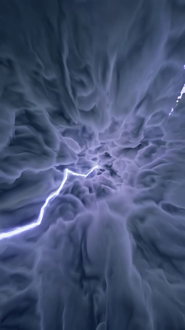 Dynamic lightning strikes through swirling storm clouds, showcasing nature's raw power and energy