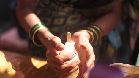 hacer kala katta hielo gola barf sabor india mumbai maharashtra matheran