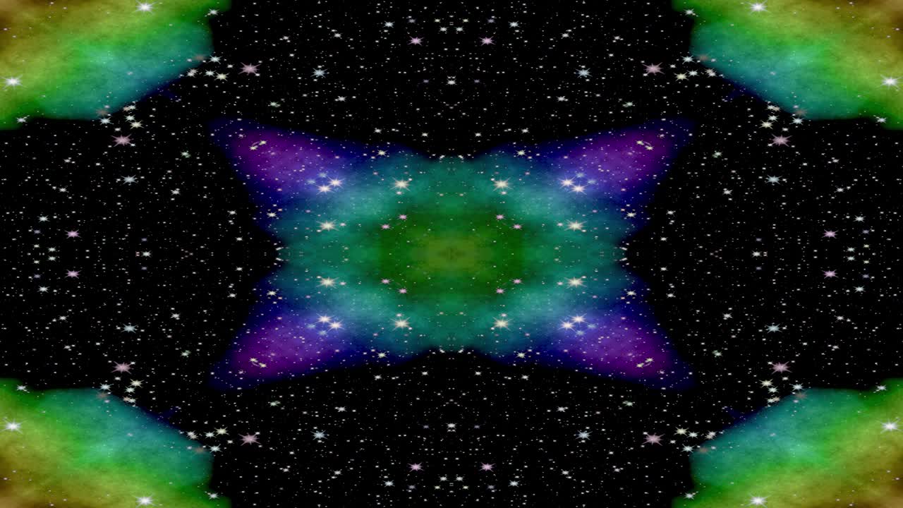 Animazione galattica spaziale