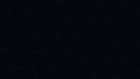 Blaues-Punktraster,-Ein-Netzwerk-inspiriertes-Muster-Auf-Schwarzem-Hintergrund