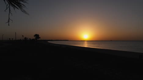 Coastal-sunrise-in-Rockport,-Texas