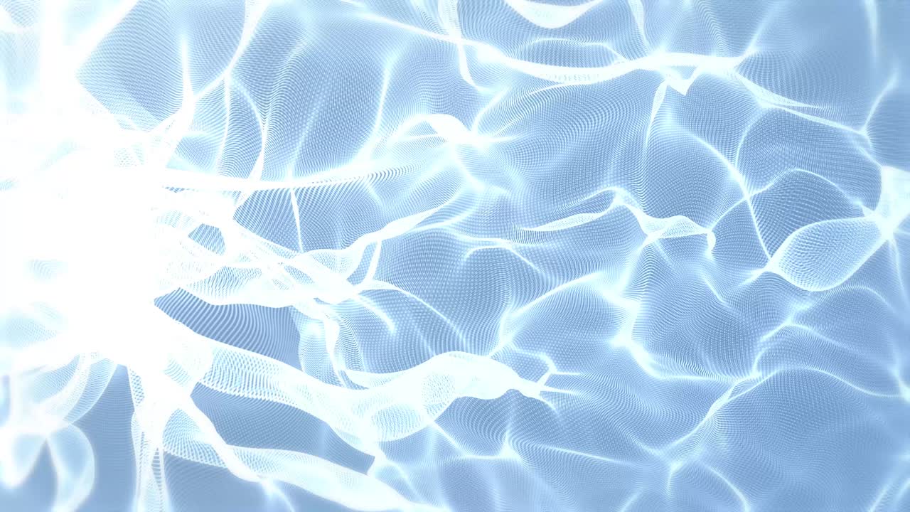 Abstract grey white liquid flowing scifi waves motion design 4k loop animation smooth white silk