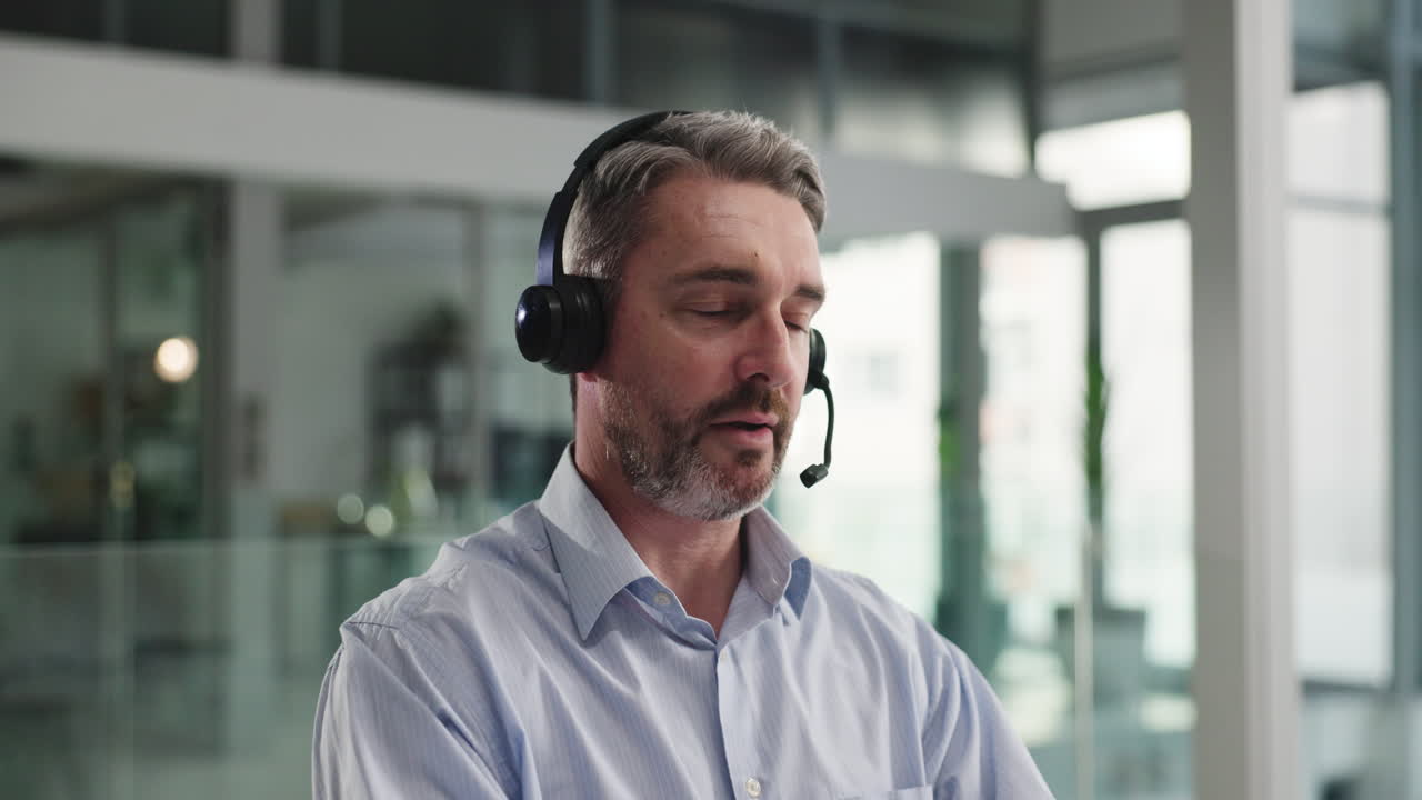 Man in office