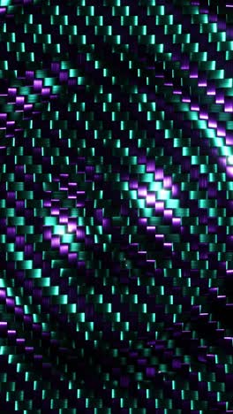 shiny green weave carbon fiber. vertical looped video