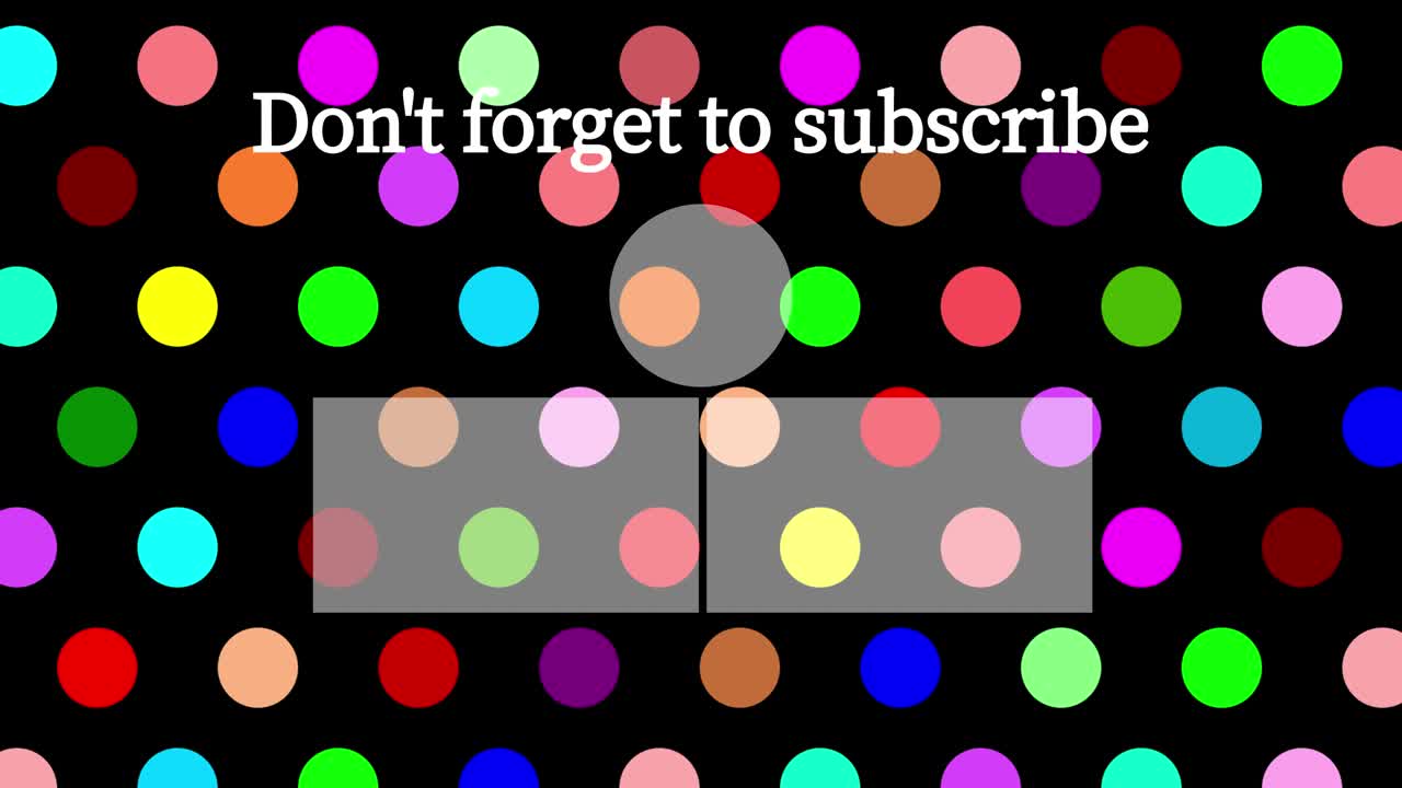 작은 점 배경 엔드 카드 엔딩 스크린 모션 그래픽