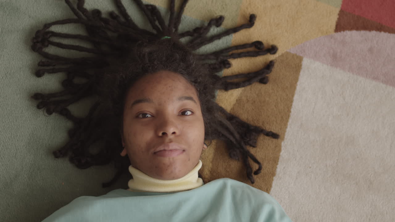 African-American Woman with Problem Skin