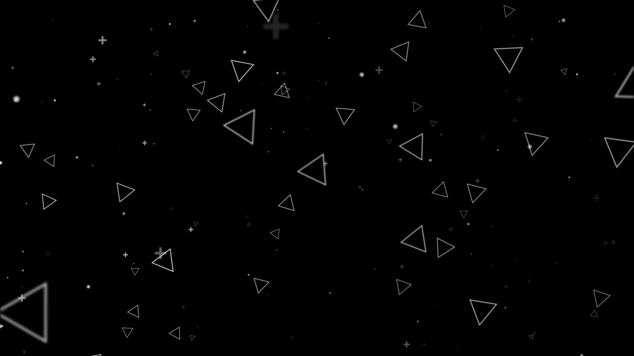 fondo de forma geométrica de trigón 4k