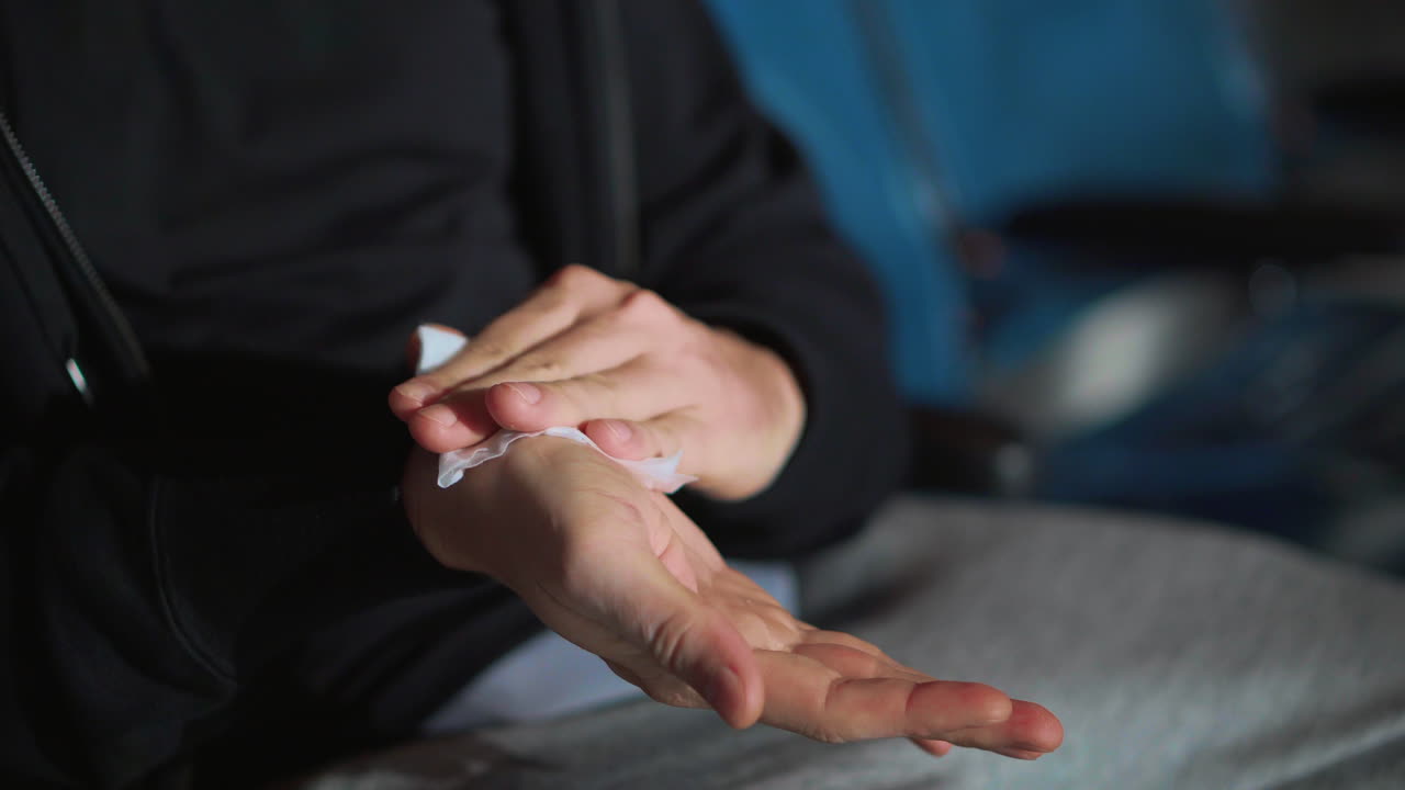 дезинфекция рук салфетками